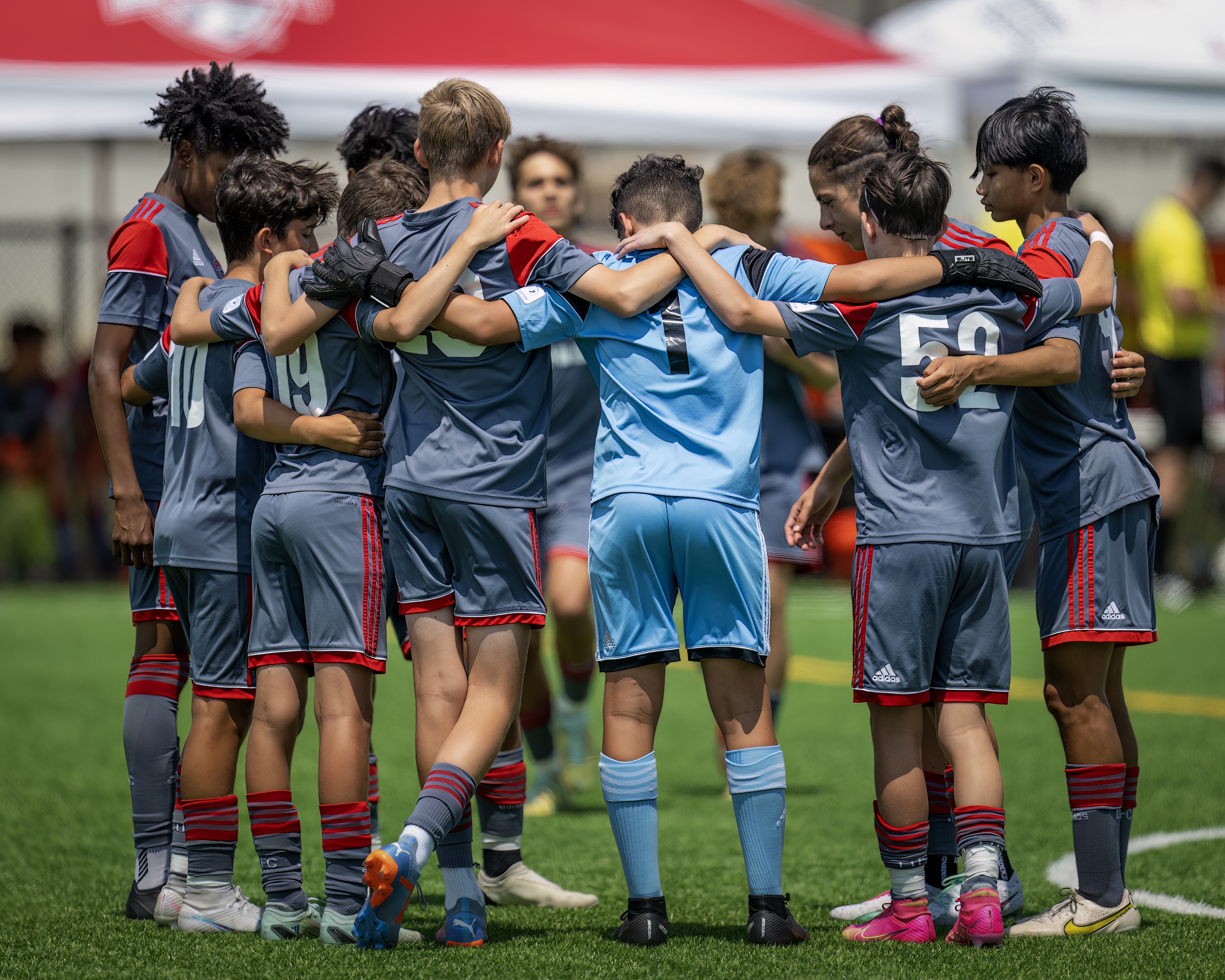 Athletes in training